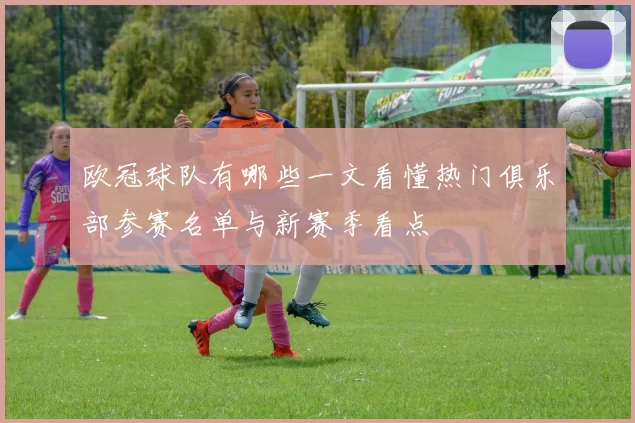 欧冠球队有哪些一文看懂热门俱乐部参赛名单与新赛季看点